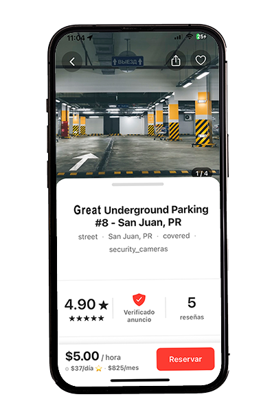 Reserva tu espacio en segundos con ParkSpot
